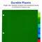 Avery Dividers for 3 Ring Binders, 8-Tab Binder Dividers, Plastic Binder Dividers, Insertable Big Tab, Multicolor, 1 Set (11901) - 24 Pack